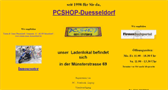 Desktop Screenshot of pcshop-duesseldorf.de